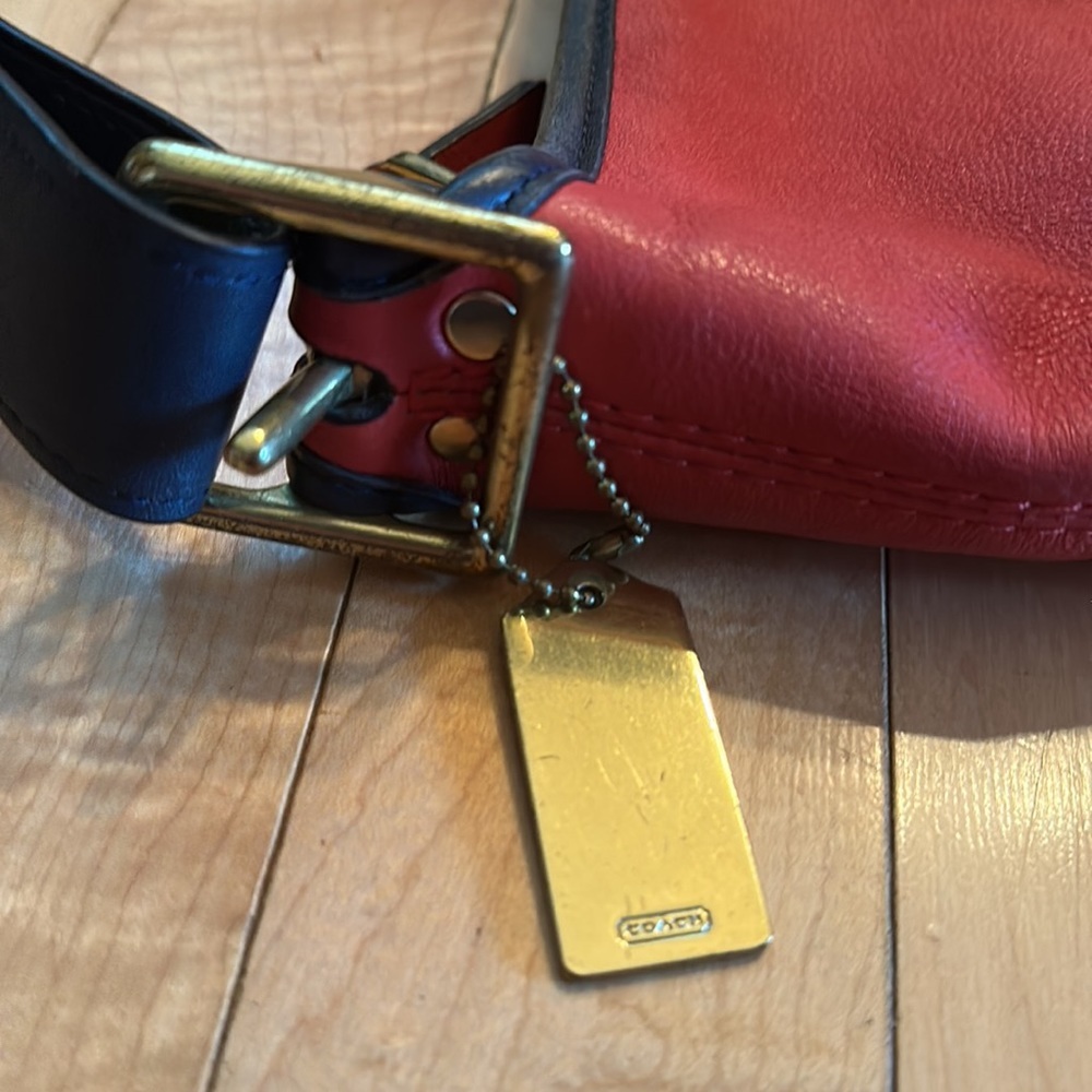 Coach Rugby Legacy Leather Colour Block Bag - Picture 7 of 16